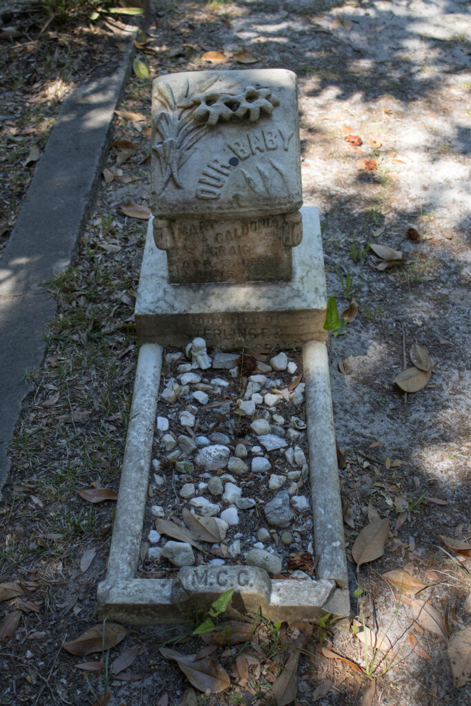 Shell Gravestone Seashells & Tombstones - Where the Dogwood Blooms
